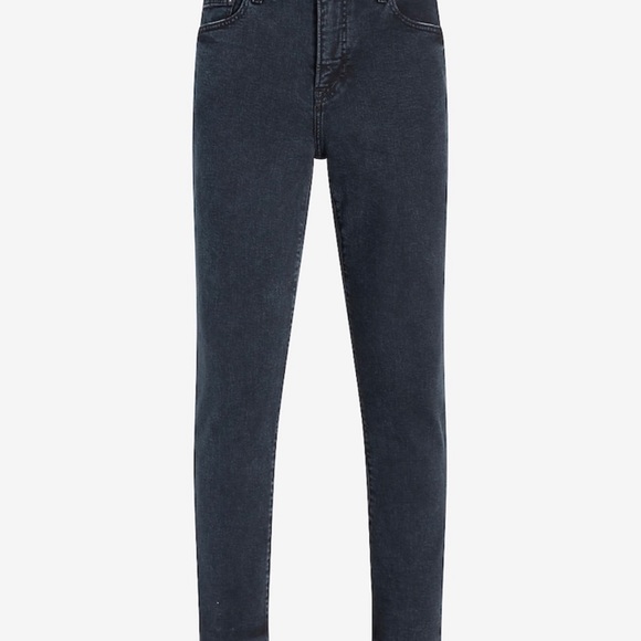 5 PAIRS Men's 31 X 30 Skinny Jeans from Express: 4 black & 1 wt. pair LIKE NEW! - Picture 6 of 10